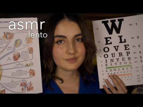 asmr en español - TEST de nervios CRANEALES - ASMR para DORMIR profundo  *lento*