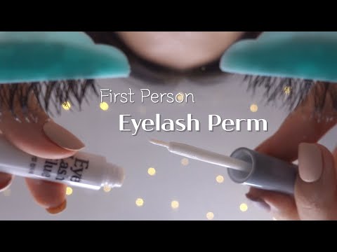 ASMR Realistic First Person Eyelash Perm RP W/ Layered Sounds (No Talking)