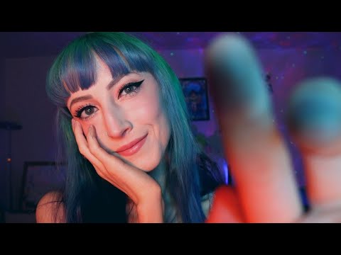 ASMR | Super Close Up Personal Attention💖 (face touching, kisses, face brushing)