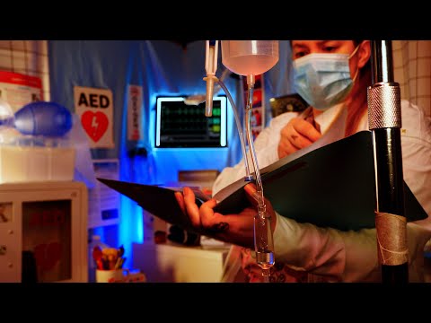 ASMR Hospital Intensive Care Night Nurse | BIPAP and Nebulizer | Medical Role Play
