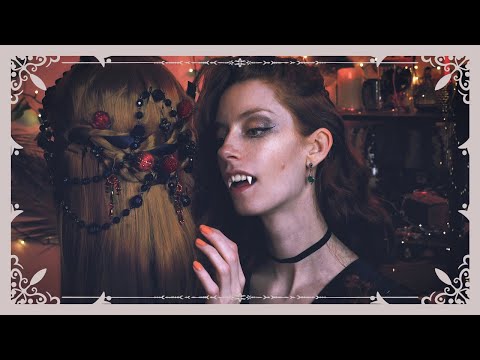 ASMR🩸Ep10- Vampire Styles Your Hair & Gossip At The Salon 🦇 (Hair Brushing, Personal Attention)