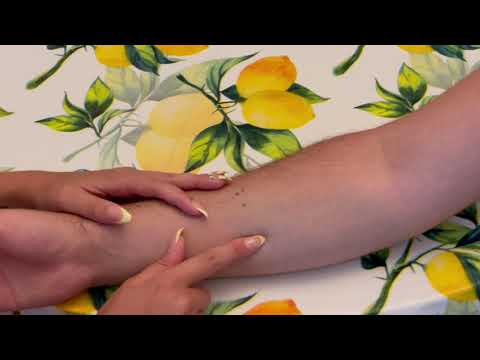 🤚ASMR🤚Arm Tracing + soothing Voice Over🤚