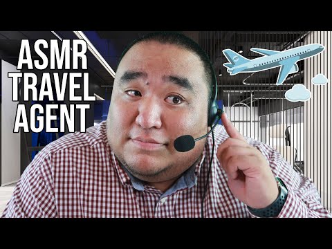 ASMR Travel Agent Roleplay | Soft Spoken, Keyboard Sounds ⌨️