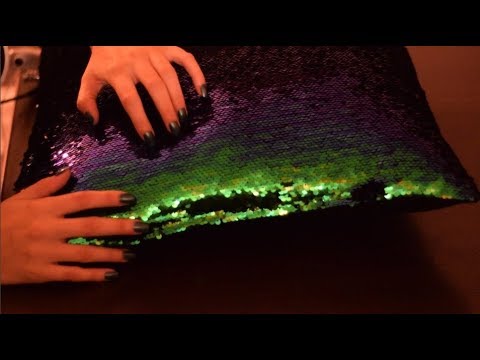 ASMR Mermaid Pillows and Scratchy, Color-Changing Sequins