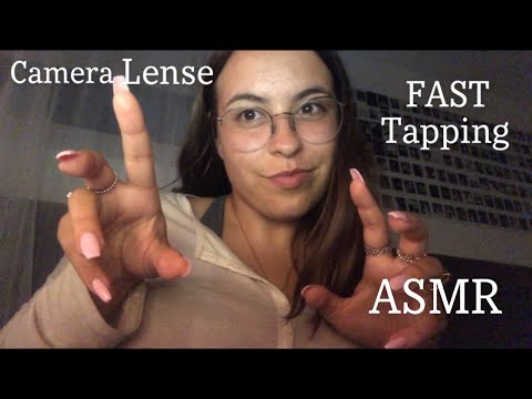 FAST & AGGRESSIVE Camera Lense Tapping and Invisible Triggers ASMR w/Acrylic Nails (lofi, comfy)