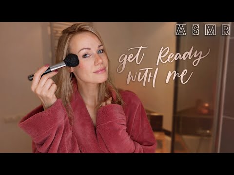 ASMR | GRWM for NYE | Ear to Ear Breathy Whispering | Make-up tutorial