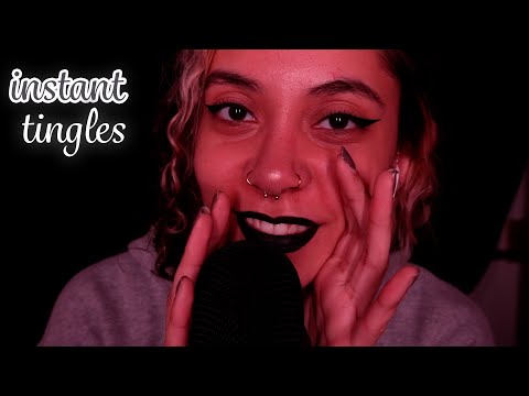 *INSTANT TINGLES* Mouth Sounds & Personal Attention (face brushing, face petting & more) ~ ASMR
