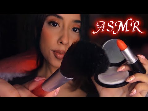 ASMR with Fake Makeup | Doing Your Makeup for Sleep (PERSONAL ATTENTION)