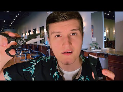 ASMR Fast Haircut Roleplay💈✂️ (10 Minute Tingles)