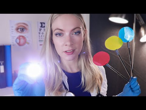 ASMR Realistic Eye Exam And Color Blind Vision Test (New Zealand Accent, Personal Attention)