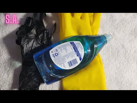 Asmr {REQ} | Nitrile & Rubber Gloves in Soap with Water Sounds
