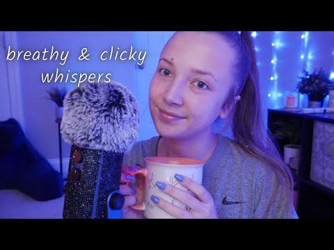 ASMR| Up-Close Whisper Ramble 🌘early morning coffee & chat☀️