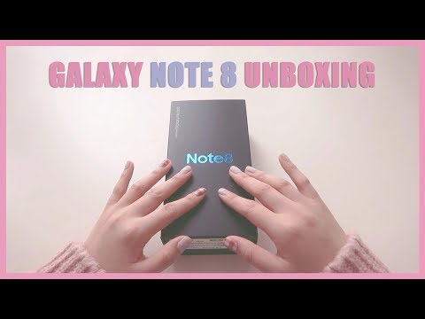ASMR. Samsung Galaxy Note 8 Unboxing /Whispered / Show & Tell