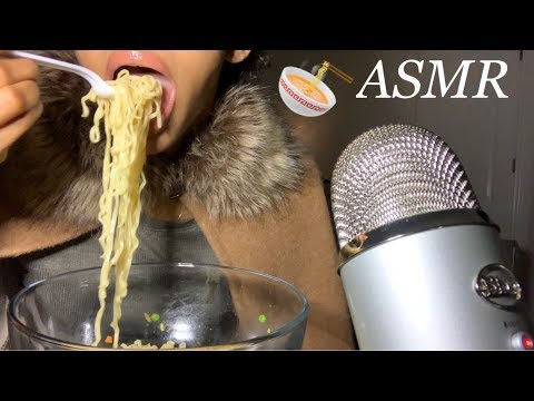 ASMR | ramen noodles mukbang | (no talking) Eating + mouth sounds