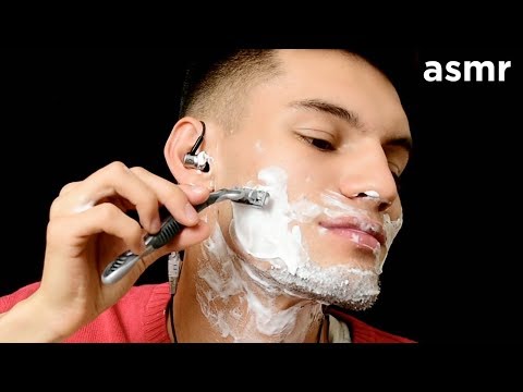 ASMR - Me afeito la barba para este vídeo (Real Barber) - ASMR Español - Mol