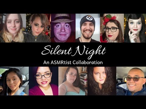 ASMR Singing Silent Night | Christmas Collab