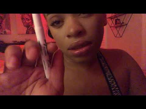 Writing on your face ASMR