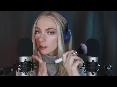 ASMR Close Ear To Ear Soft Whisper (New Zealand Accent, Mic Brushing & Scratching, Trigger Words)