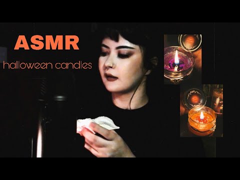 🕯🎃 ASMR de Aniversário | Velas de Halloween! | Tapping, candle and lotion sounds! 🎃🕯