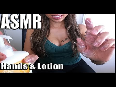 {ASMR} relaxing hand sounds with lotion