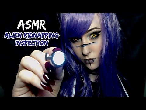 ASMR Alien Kidnapping Inspection [Pen light] [Measuring] [Hand Movements]
