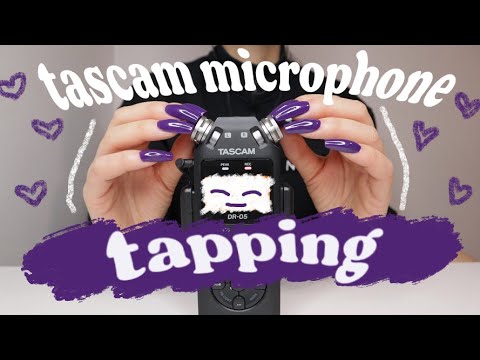 ASMR Tascam Mic Tapping (No Talking)