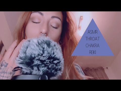 ASMR Throat Chakra Therapy | Energy Cleanse | Plucking | Distance Reiki | Self Expression 🧿