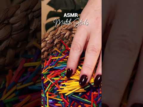 Colourful Match Sticks 💤  #asmr #relaxing