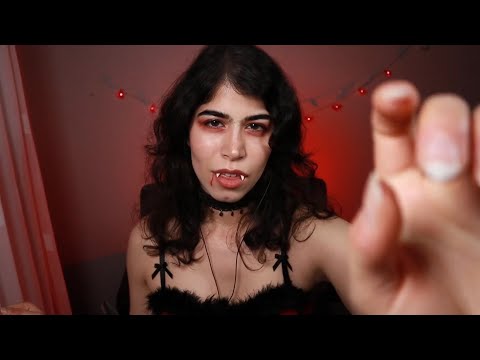 🩸 VAMPIRE FEEDS ON YOU 🩸 ASMR  🩸  close-up, mouthsounds, personal attention