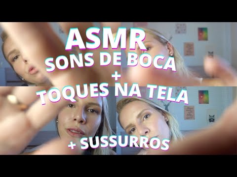 ASMR SONS DE BOCA + CARINHO NA TELA -  Bruna Harmel ASMR