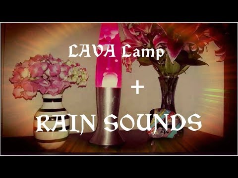 ASMR Lava Lamp and Rain Sounds With Some Thunder