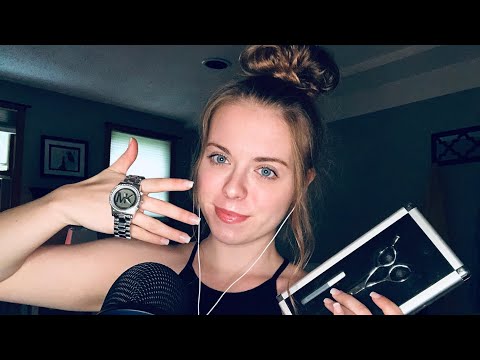 ASMR! Tapping On My Sisters Things...