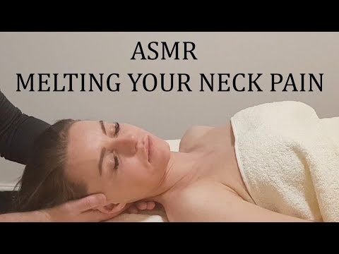 [ASMR] Massage - Melting Your Neck Pain [No talking] [No music]