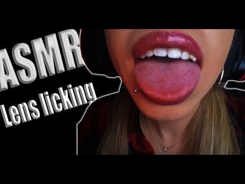 {ASMR} Lens Licking| kisses | Ear Licking | Up Close and Personal 👅👅
