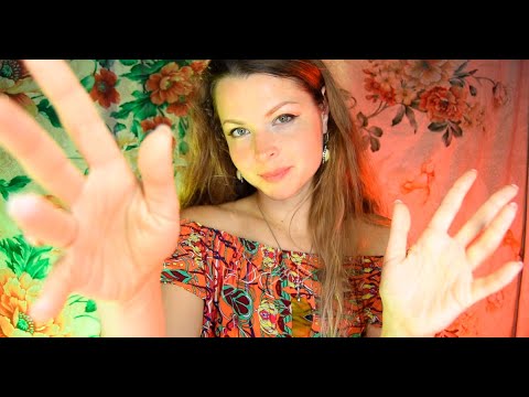 ASMR 🌙⭐ Relaxing Hand Movements for Sleep + chuchotements INAUDIBLE + face touching pour dormir