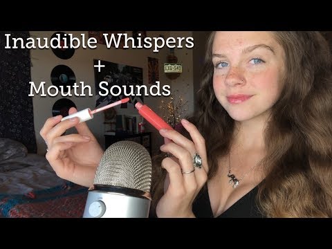 ASMR Inaudible Whispers (Mouth Sounds, Hand Movements)