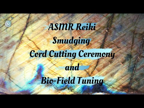 ASMR by P.A.R.~ ASMR Reiki "Cord Cutting Ceremony", Smudging, Tuning Fork, Visualization, Meditation