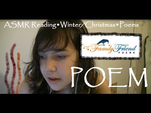 ♥ASMR♥Reading•Winter/Christmas•Poems