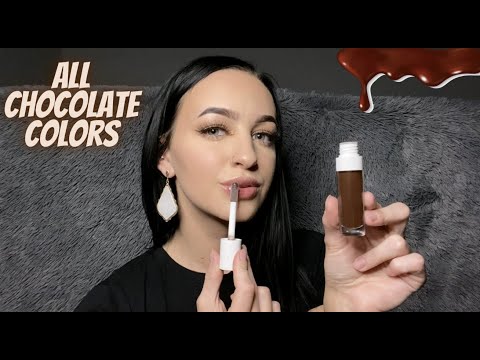 [ASMR] Doing Your Fall Glam Makeup - Chocolate Brown Colors