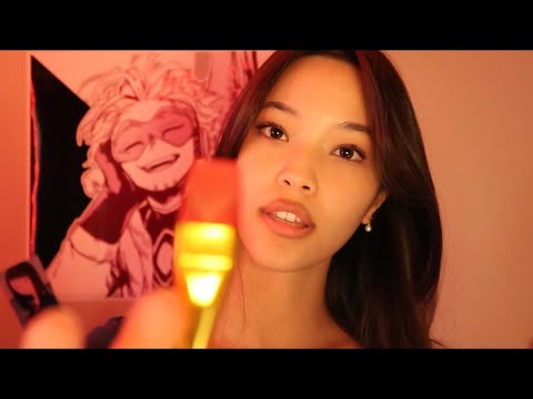 ASMR Spit Painting You 🎨 Face Tracing & Hand Movements VERY UPCLOSE