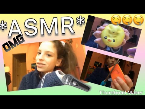 *ASMR*playing with cards, slime, squishy‘sand brushing hair!!!