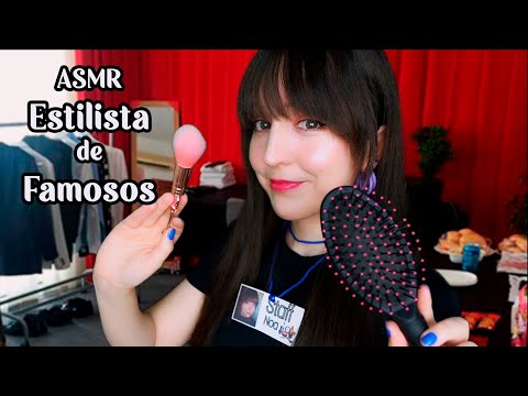 ⭐ASMR [Sub] Maquillaje y Peinado para una Estrella, Backstage Roleplay en Español