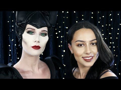 ASMR Make up Tutorial Maleficent by Laila Tahri (50 minutes of tingles)