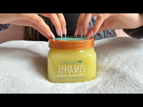 ASMR TAP-SCRATCHING ON BEAUTY PRODUCT CONTAINERS 🌼🧴