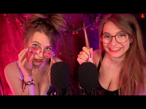 ASMR My TWIN tries to Give You TINGLES 🤯 (Brushing & Mouth Sounds) | stardust world ASMR