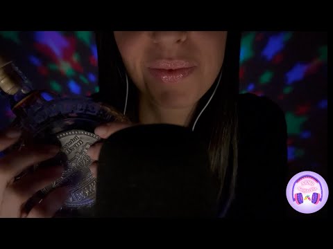 ASMR whispering, brushing, and tapping for a relaxing night
