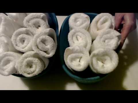 ASMR | Folding Washcloths (Soft Spoken)