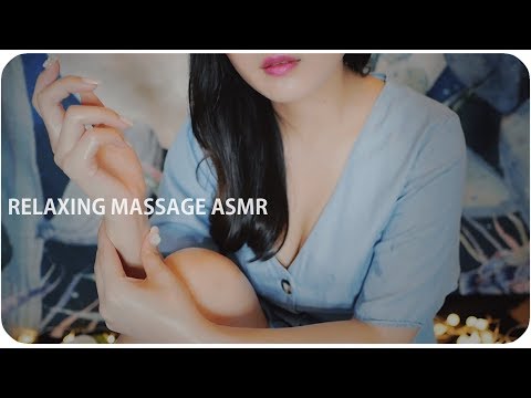 ASMR 잠솔솔 위스퍼링 &손 마사지 /hand Massage  & whispering Relaxing massage ASMR