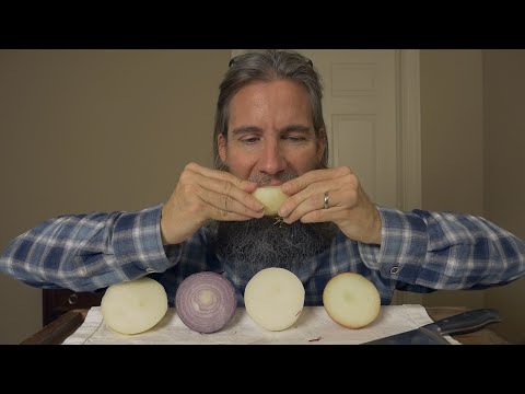 Tasting Raw Onions | ASMR