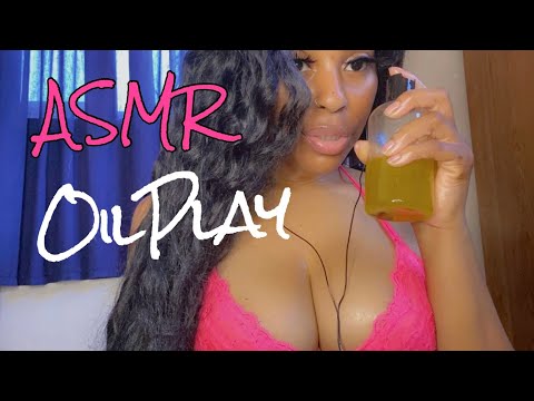 ASMR | Oil Play Oil & Massage on me | Crishhh Donna
